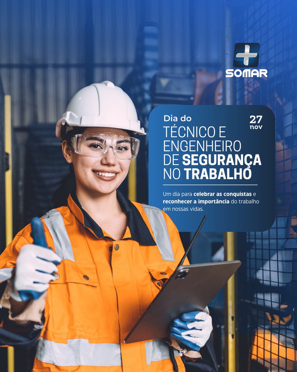 somardiesel's tweet photo. Dia do Técnico e Engenheiro de Segurança no Trabalho 👷🏻‍♀️👷🏾‍♂️
27 de Novembro

Um dia para celebrar as conquistas e reconhecer a importância do trabalho
em nossas vidas. 🙏🏻

#tecnicosegurançadotrabalho #tecnicosegurancadotrabalho #engenheirosegurançadotrabalho https://t.co/VSxsd6tfBP