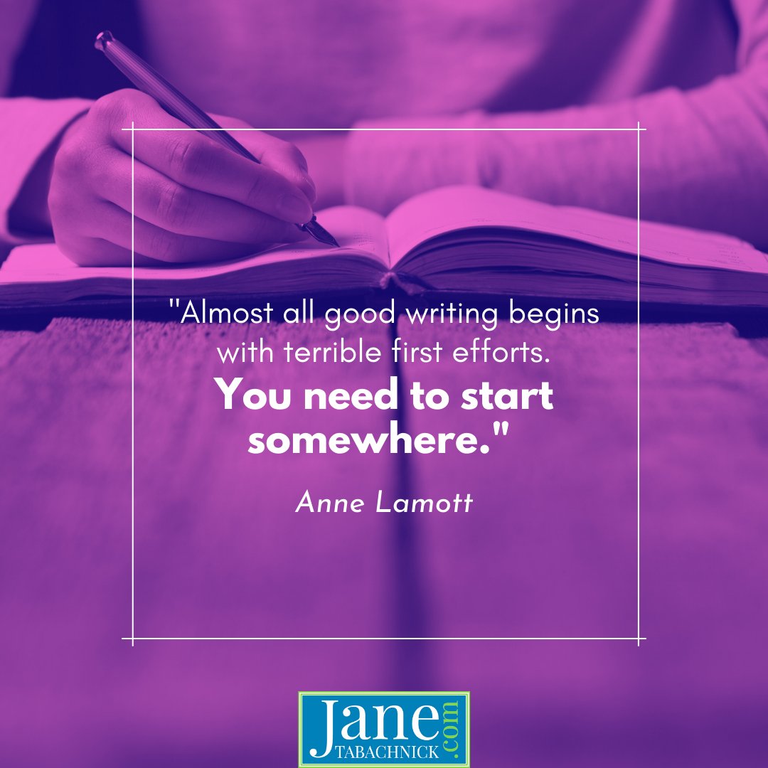 "Almost all good writing begins with terrible first efforts. You need to start somewhere." - Anne Lamott

#bookpromotion #authorplatform #amazonbestsellingauthor