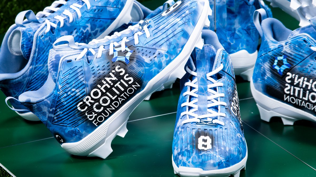 Browns's tweet photo. In late July, Michael Dunn began experiencing stomach pains. A few weeks later and a trip to the hospital, he was diagnosed with ulcerative colitis.

Read more about his story and why he chose the Crohn's and Colitis Foundation for My Cause My Cleats.

📰» https://t.co/7hKU7Buq9b https://t.co/O850hKPjSA