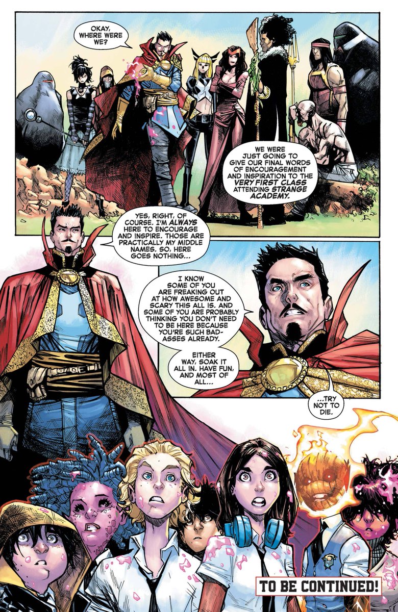 MarvelComicsHQ's tweet photo. Doctor Strange opened Strange Academy to train the next generation of sorcerers in the craft of magic.

📚'Strange Academy' (2020) #1 https://t.co/nhjI6wTJbS
