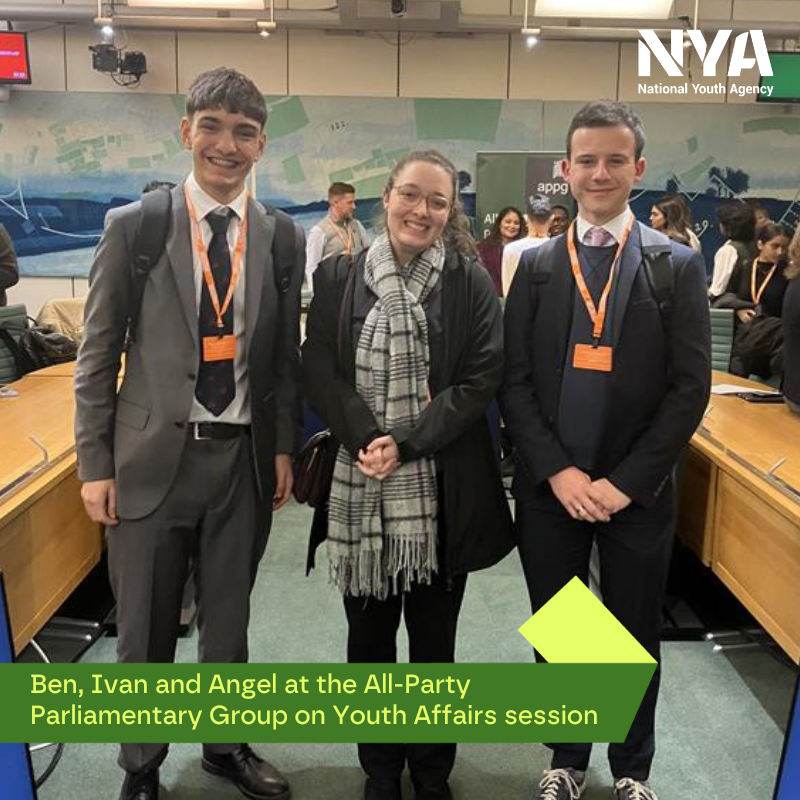 natyouthagency's tweet photo. Yesterday, we were pleased to attend the @YouthAPPG discussion in parliament focused on what young people want from a National Youth Strategy.

It was great to bring along two of our Youth Consultants, Ben and Ivan, and great to see lots of Members and Deputy Members of @UKYP engaging with the discussions. 

#youthvoice #RoadmaptoaNationalYouthStrategy #youthwork
@NDIrons @drlsullivan @david4lcs @YMCAEng_Wales