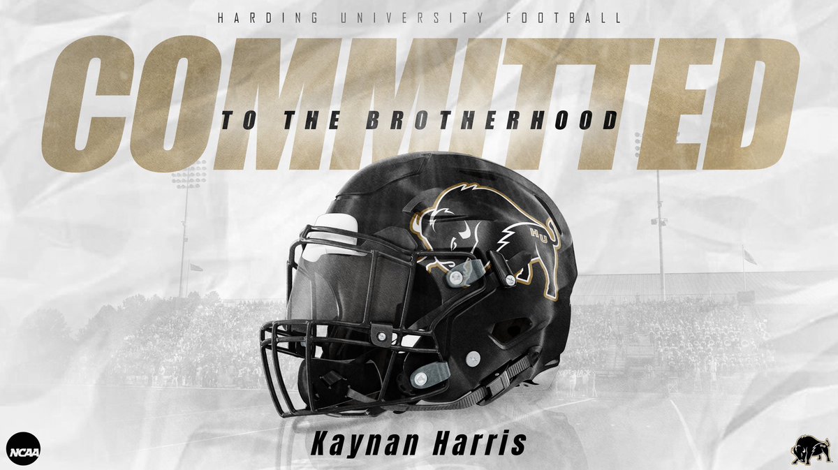 Kaynan Harris (@kaynanharris_0) on Twitter photo After lots of prayer and conversations I am blessed to announce that I have committed to play football at Harding University! Ready to be a part of the brotherhood and Honor God! π€π<a href="/Harding_FB/">Harding Football</a> <a href="/CoachBigHU/">Trevon Biglow</a> After lots of prayer and conversations I am blessed to announce that I have committed to play football at Harding University! Ready to be a part of the brotherhood and Honor God! π€π<a href="/Harding_FB/">Harding Football</a> <a href="/CoachBigHU/">Trevon Biglow</a>