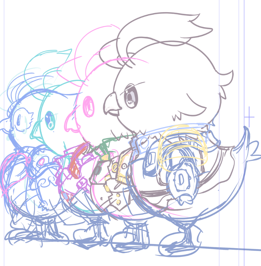 Valac_Kei's tweet image. んー
バストアップだと縦幅短いから
こうなるよね！