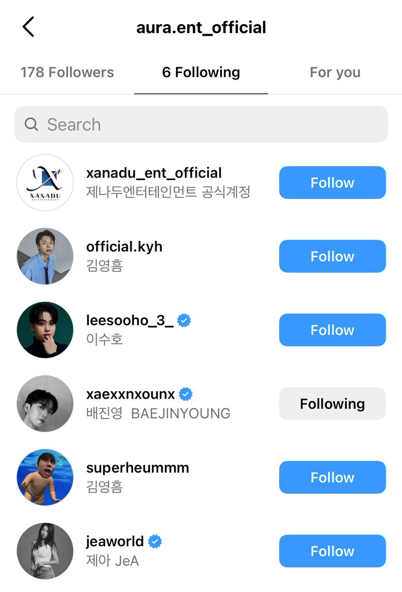 AURA Entertainment’s official announcement of Jinyoung’s start with them! They’ve also included him in their IG bio and started following him 

#배진영 #BAEJINYOUNG