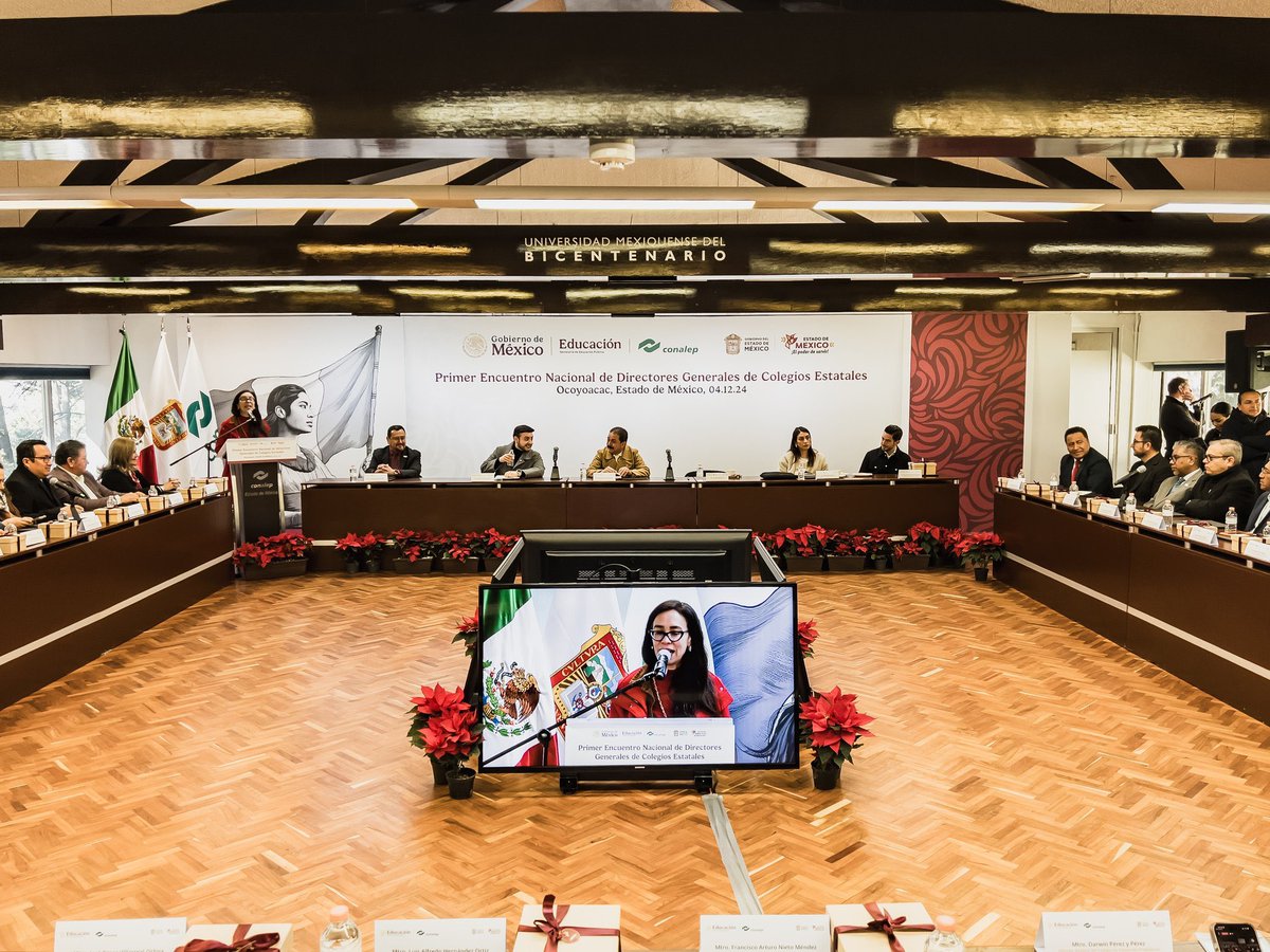 ConalepJal's tweet photo. ✅Esta mañana, el Director General de CONALEP Jalisco, Braulio Vázquez Martínez, asistió al 1er Encuentro Nacional de Directores Generales de Colegios Estatales 2024, encabezado por la Subsecretaria de Educación Media Superior, Tania Rodríguez. https://t.co/8I7UJYw5JZ