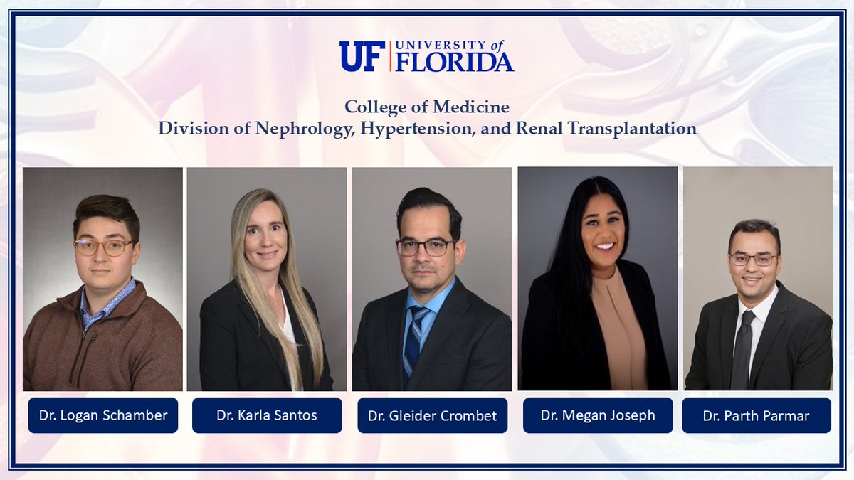 UFNephrology (@ufnephrology) on Twitter photo Looking forward to welcoming the incoming fellows in July 2025! The tradition of excellence in education continues <a href="/UFNephrology/">UFNephrology</a>; a quaternary medical center offering the highest level of training and countless clinical & research opportunities in the heart of beautiful #Florida! Looking forward to welcoming the incoming fellows in July 2025! The tradition of excellence in education continues <a href="/UFNephrology/">UFNephrology</a>; a quaternary medical center offering the highest level of training and countless clinical & research opportunities in the heart of beautiful #Florida!