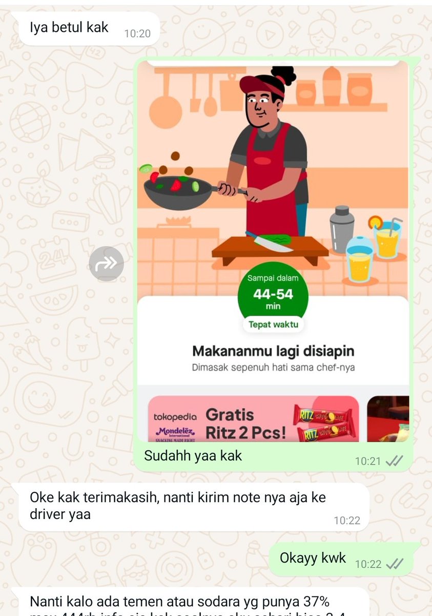 recehstuff's tweet photo. Testimoni voucher gofood https://t.co/JnKZOx457l