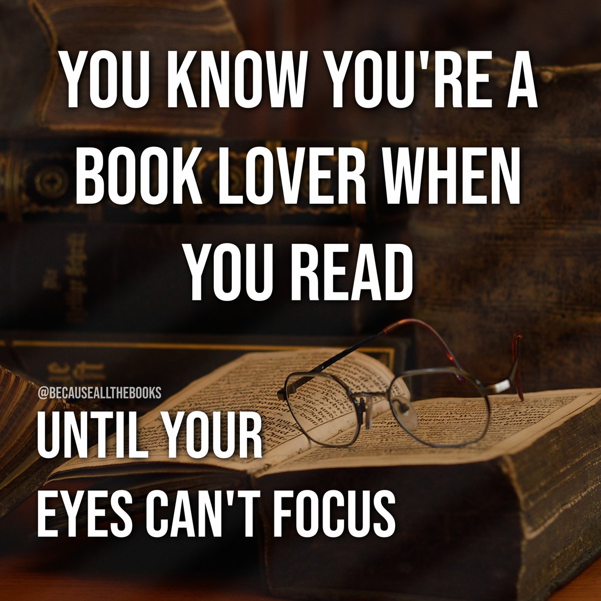 becausemybooks's tweet photo. The struggle is real for us bookish types.
#BookLover #ReadForLife #LetsRead https://t.co/mxpTNe9D6v