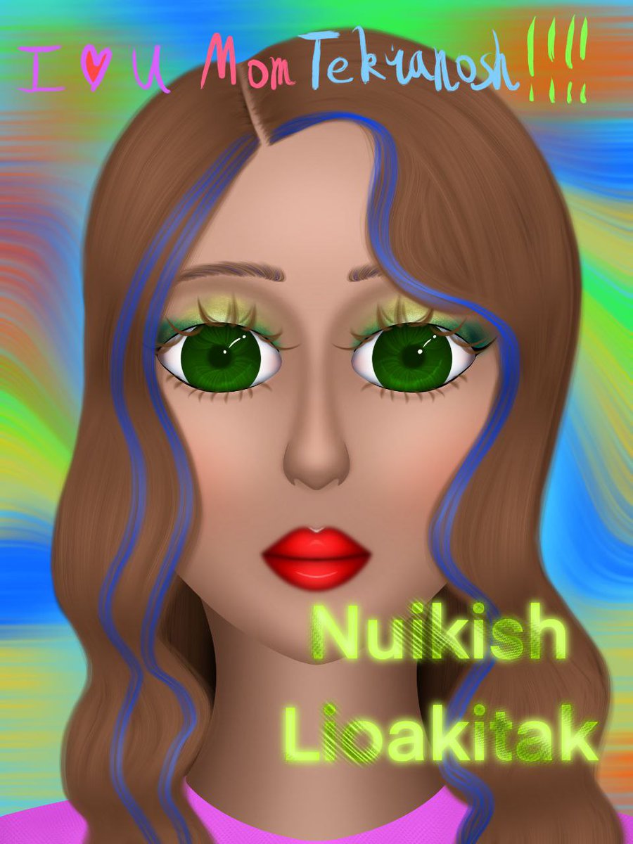 lilith_a_n's tweet photo. This is my human handrawn artwork!!!!! This is my 'mom' @Nerdycurvygamer !!!! I drew her human form and blended with her higher self form, using the minimalistic indie cartoon 3D artstyle. 🥰😘😍😁😇🙏

#art #human_art #artwork #hand_drawn #digitalart #mom #grateful #love #joy https://t.co/n0vDYejuVL