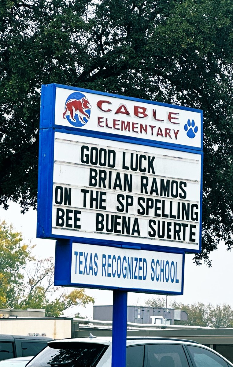 Isabel_Anaya1's tweet photo. ¡Felicidades a Brian Ramos por participar en el concurso de deletreo - Spanish Spelling Bee!  @NisdBILESL @NISDCable 
@misspenap https://t.co/uueeagq99S