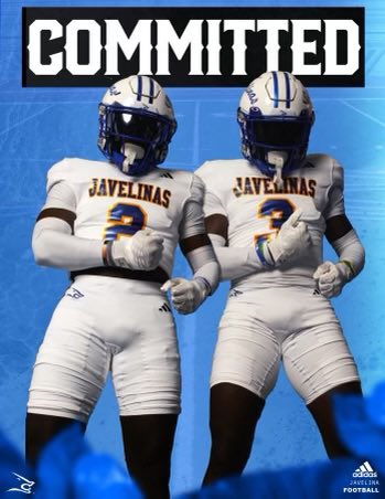 Blessed to announce my commitment to the university of texas a&amp;m kingsville 🐗
<a href="/JavelinaFB/">TAMUK Javelina Football</a> 
<a href="/CoachBisch/">Jamison "Juice" Bisch</a> 
<a href="/CoachLagerstrom/">Sean Lagerstrom</a> 
<a href="/Coachsalinas12/">Michael Salinas</a> 
#commited 
#AGTG