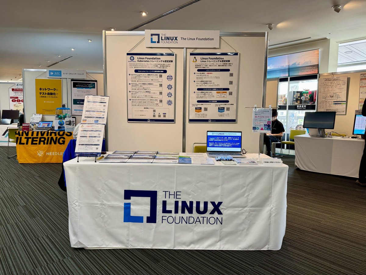 Linux_Fdtn_JP's tweet photo. Okinawa Open Days (12/4-6 沖縄県市町村自治会館)
Linux Foundationも出展してしています
ご来場の方はぜひお立ち寄りください！

講演『ネットワーク自動化とAI に関するLFの取組み』日本担当VP 福安徳晃氏
ブース : LFトレーニング＆認定試験紹介

登録・詳細 : https://t.co/dTgBobSIua
#OOD2024 https://t.co/D6RcYchxYf