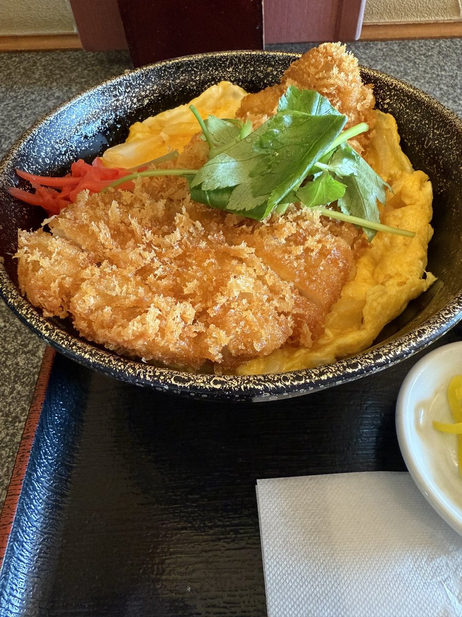 Ashiyu77's tweet photo. ちょっと前に行った温泉の満天の湯ってとこめっちゃ良かった〜
そこで食べたカツ丼が美味しかった☺️ https://t.co/K5ZNfbgpKs