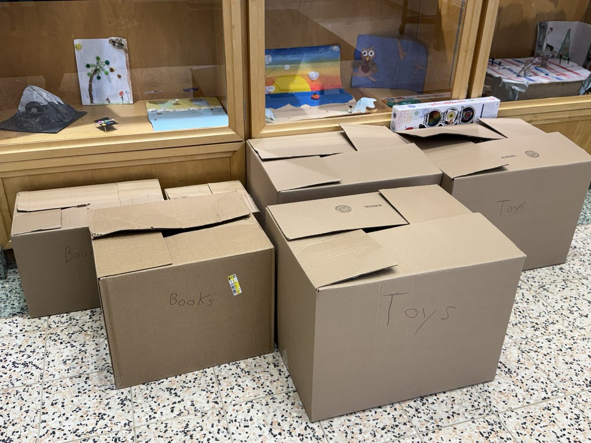 WOW! A huge thank you to all who donated books and toys for Knights of Columbus toy drive. Some members of Be the Change Club counted and packed the donations today. 2 more days left of Week of Giving: Toiletry Thursday for <a href="/oneROOFYouth/">oneROOF Youth Services</a> &amp; Food Bank Friday for <a href="/FoodBankWatReg/">The Food Bank of Waterloo Region</a>