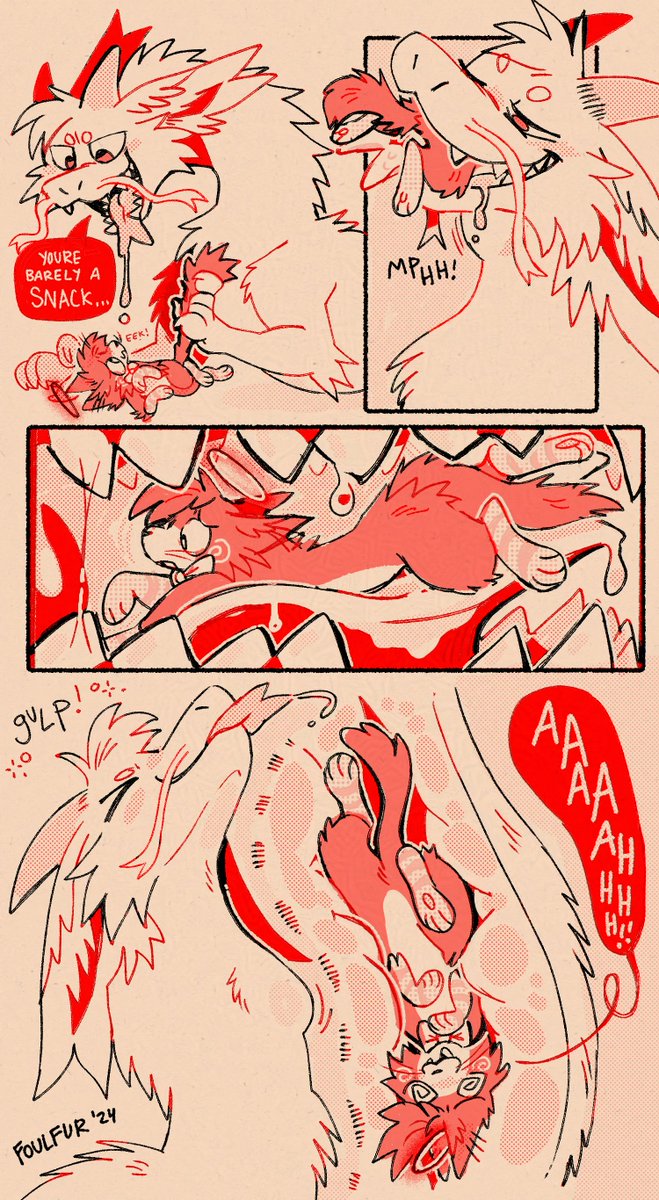 foulfur's tweet photo. cw: vore https://t.co/j824BBNQhI