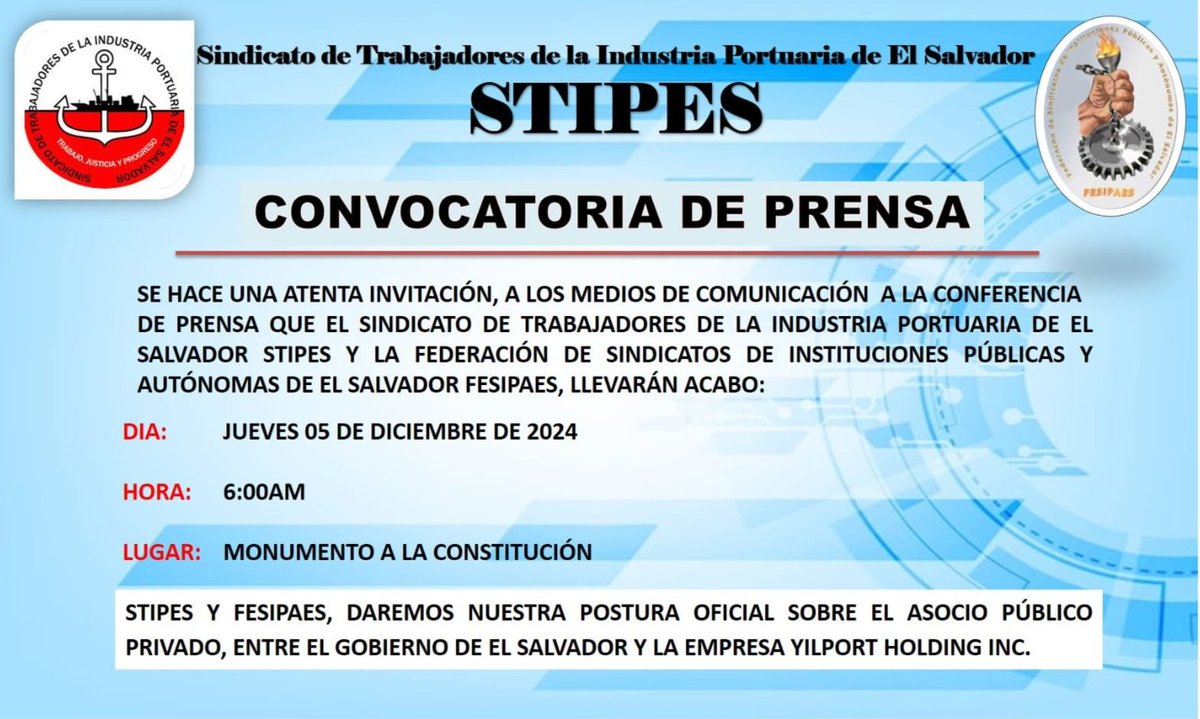 UstraspesO's tweet photo. Se hace una atenta invitación a los medios de comunicación a conferencia de prensa. https://t.co/1PGap93ocq