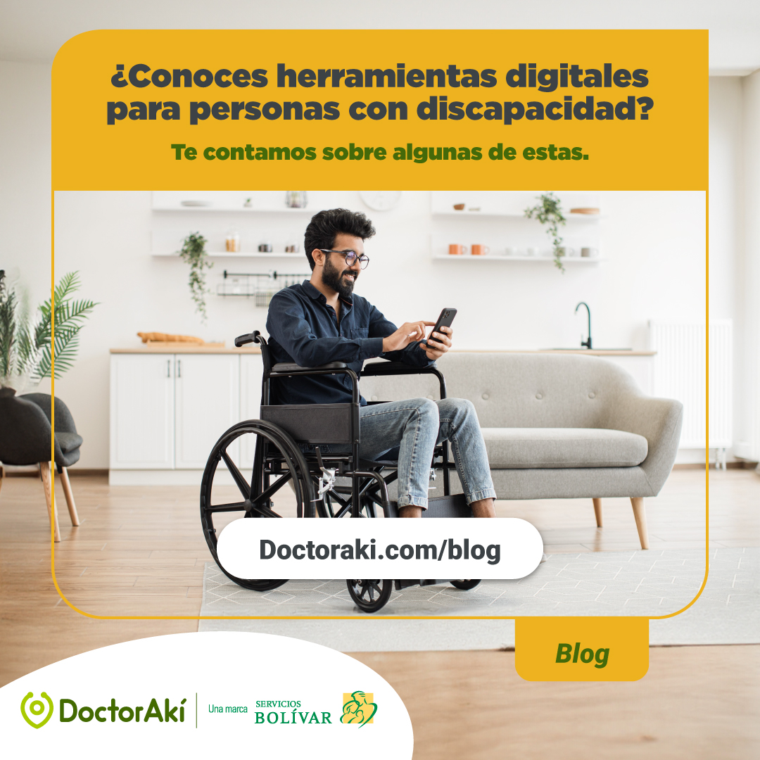 ⭐ Hoy en DoctorAkí queremos compartirte algunas soluciones innovadoras para lograr tener un mundo más accesible e inclusivo. 🙌 

💚 Aquí encontrarás algunas herramientas digitales para personas con discapacidad: bit.ly/4a3eLKF