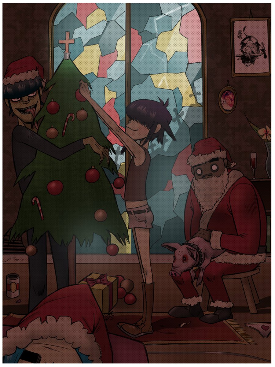 giollz_'s tweet photo. Xmas in Kong Studios, 200. #Gorillaz https://t.co/2jHDg9Hqm2