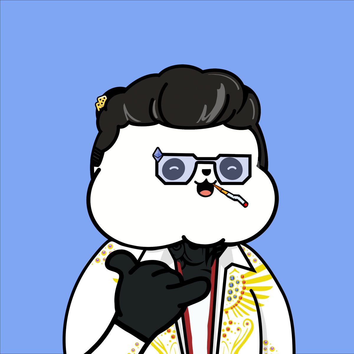 Got <a href="/shakax/"></a> overlays for select communities to give out. Next up <a href="/KanpaiPandas/">Kanpai Pandas 🐼</a> <a href="/icebagz_/">Kameheini.ir</a>!

If you're in these, want a Shaka hand for your NFT? Drop a message. All handmade &amp; ready!