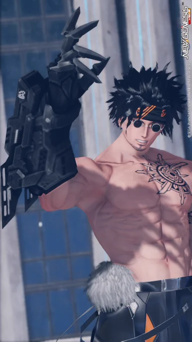 手がはみ出しさえしなければ…#PSO2NGS 