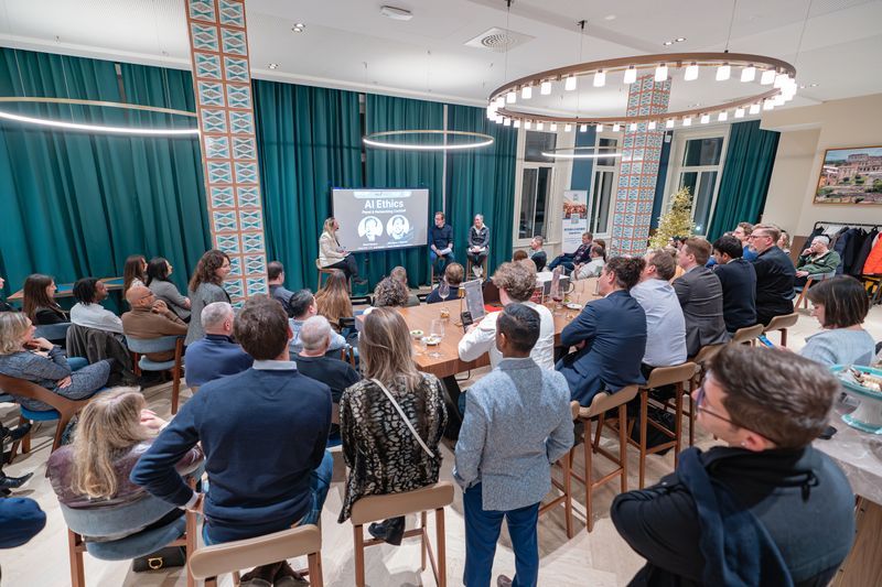 moniquejmorrow's tweet image. I wanted to take a moment to thank everyone who participated in the recent #AIEthics panel!

It was wonderful to chat with so many brilliant people about AI development and the future of #EmergingTechnology.

Thank you, House of AI and Signature Bahnhofplatz!
#FutureOfAI