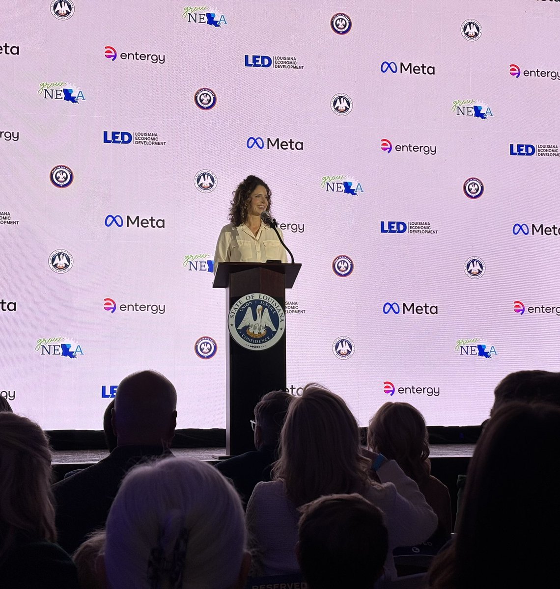 RepJuliaLetlow's tweet photo. Thrilled to welcome @Meta to #LA05! This groundbreaking $10 billion investment and new AI data center will shape the future of Richland Parish and our entire state for generations to come. https://t.co/lWrqwK2Lqj