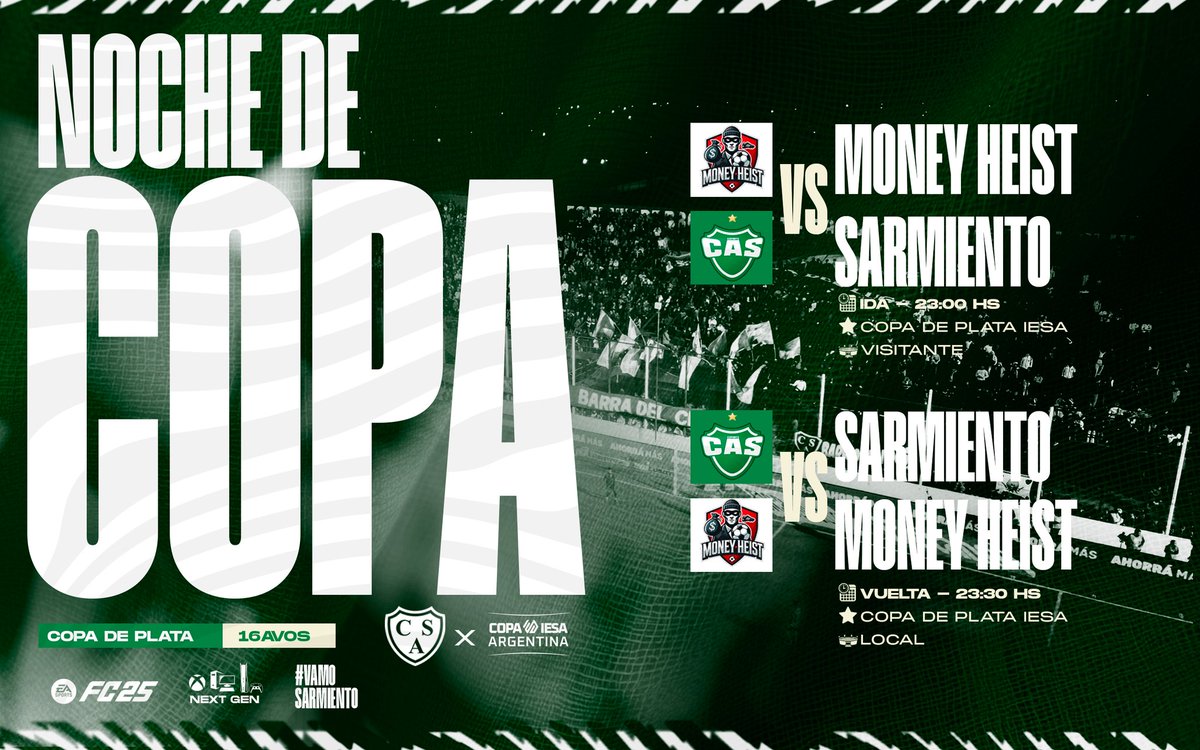 Club Atlético Sarmiento Esports tweet media