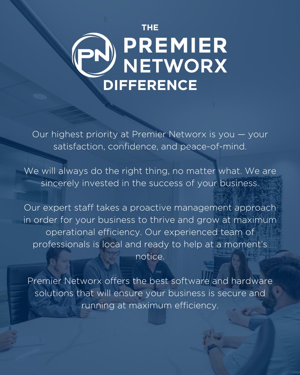 PremierNetworx's tweet image. Join the Premier Networx family and experience the difference of an IT company that puts you first. #CustomerFirst #PremierNetworx