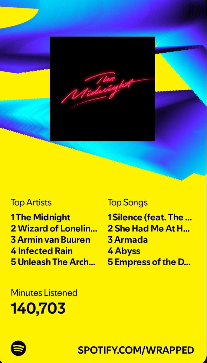 I listed to a LOT of the midnight..