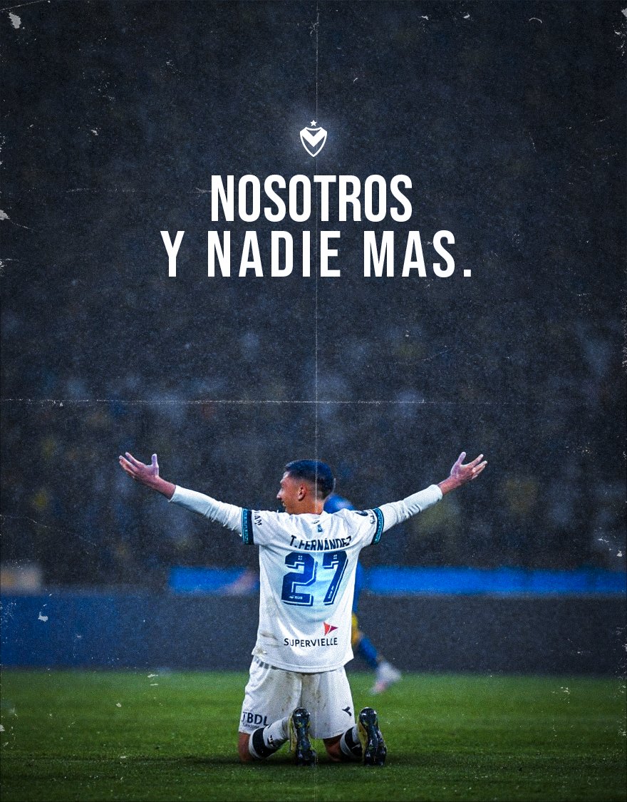 Aca esta el equipo del momento y del año.
#Velez 💙🤍