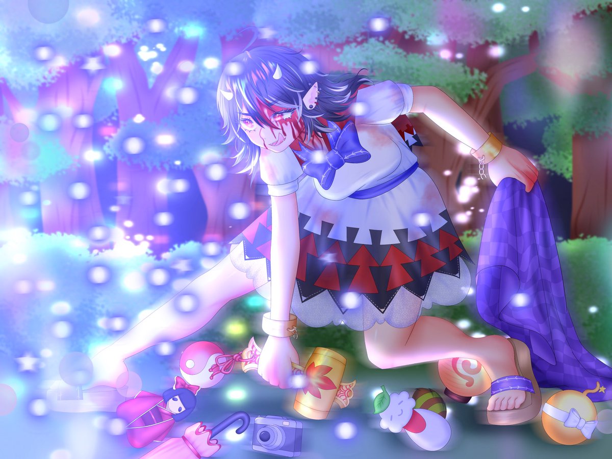 3kittyy9's tweet image. A thread of all of my art! 🧵