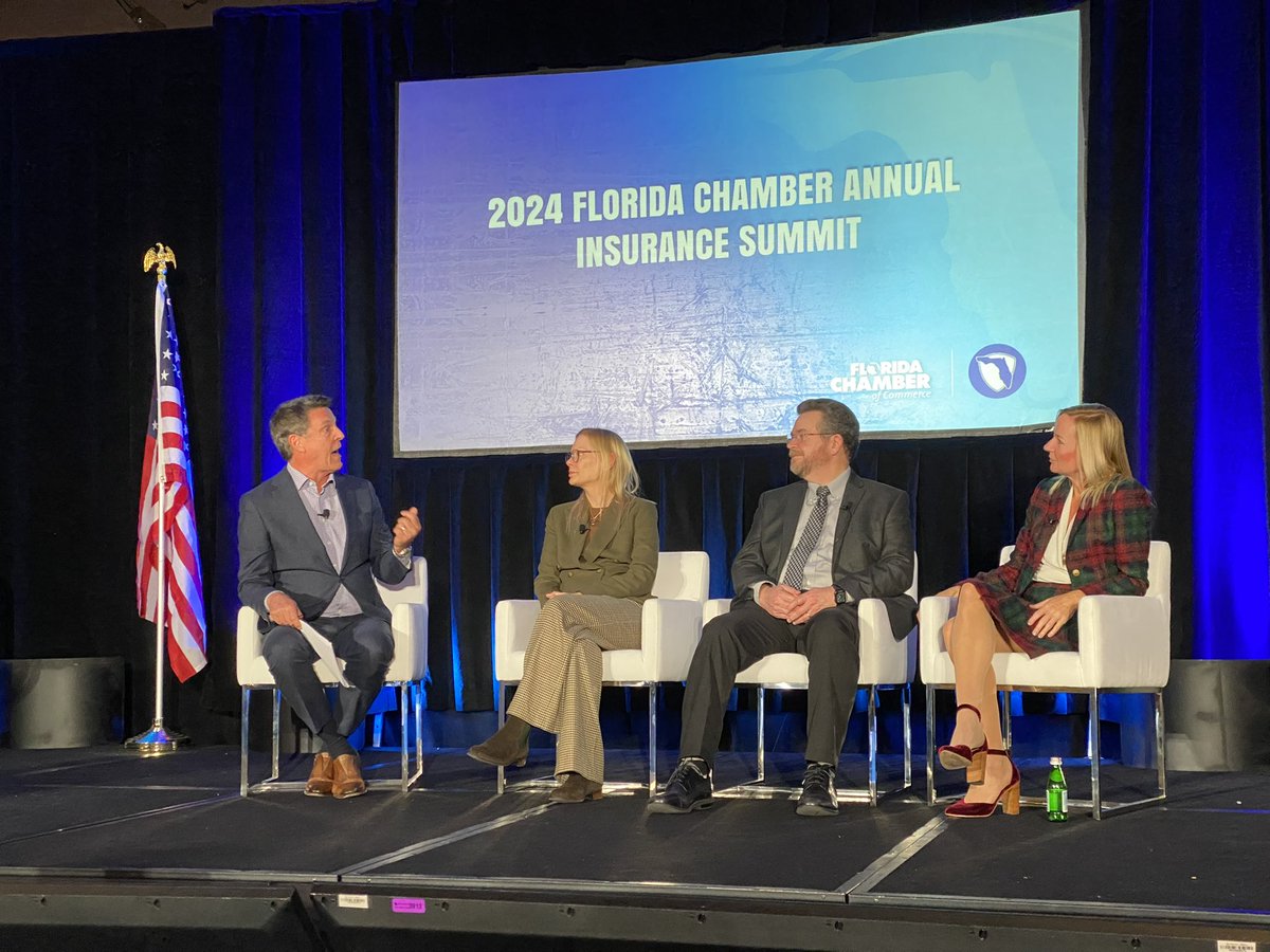 Meenan2Tweet's tweet photo. Moderated an awesome panel on the aftermath of three hurricanes in Florida. #insurancesummitfl @flchamber https://t.co/X4C7Bwuq1g