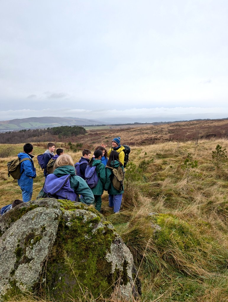 A brilliant day out in the Kilpatrick Hills, joining forces with <a href="/BlairvadachAndy/">Andy S</a>'s team to conquer Doughnot Hill.
Great effort &amp; resilience by both groups.
Topics of discussion during today's hike included history, science, geology &amp; geography!
<a href="/ThornwoodPri/">Thornwood Primary</a> 
#ThornwoodBV24
