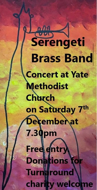 WinterbourneWi2's tweet photo. The great Serengeti band featuring several WWB players have their Christmas concert on Saturday and it's free! See the poster for details 🎅🎺 https://t.co/9L9jFsxeUf
