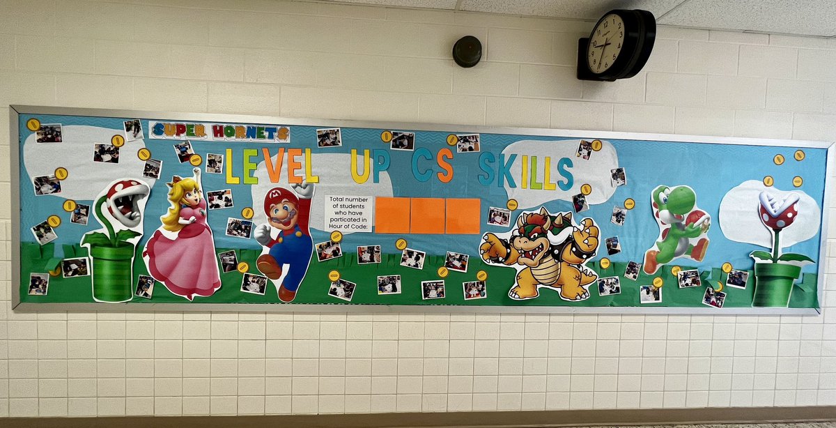 mrschelsiegrant's tweet image. Kicking off Computer Science Month @SullyES_LCPS by leveling up our CS skills with Mario! I can’t wait to tally up the #hourofcode participants throughout the month of December. @csforlcps