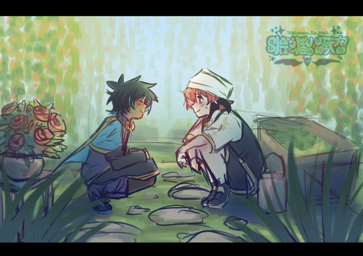 🌸🍓 「In the Garden」 🍓🌸

#digitalart #WelcomeToHell