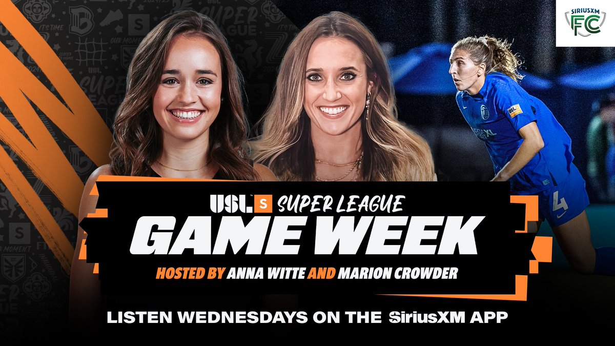 Tune in to 𝙂𝙖𝙢𝙚 𝙒𝙚𝙚𝙠 on <a href="/SiriusXMFC/">SiriusXM FC</a> with <a href="/AnnaWitte_/">Anna Witte</a> and <a href="/marioncc_/">marion crowder</a> 📻

Discuss exciting expansion news and chat with <a href="/FTLUTD/">Fort Lauderdale United FC</a>’s <a href="/celia_gaynor/">celiaa</a>! 🤗

➡️ bit.ly/4ikqTLq