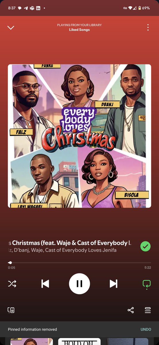 _blaqstudios's tweet photo. #Everybodyloveschristmas 
The gbedu that comes out from my car speakers is on another level 
@funkeakindele you burst my head 😘 
Just watched the video and now I am putting faces to the voices.
@directorpink_ awesome production 👍🏿 
@layiwasabi ostrich meat yen da? https://t.co/lUUa4mhIDm