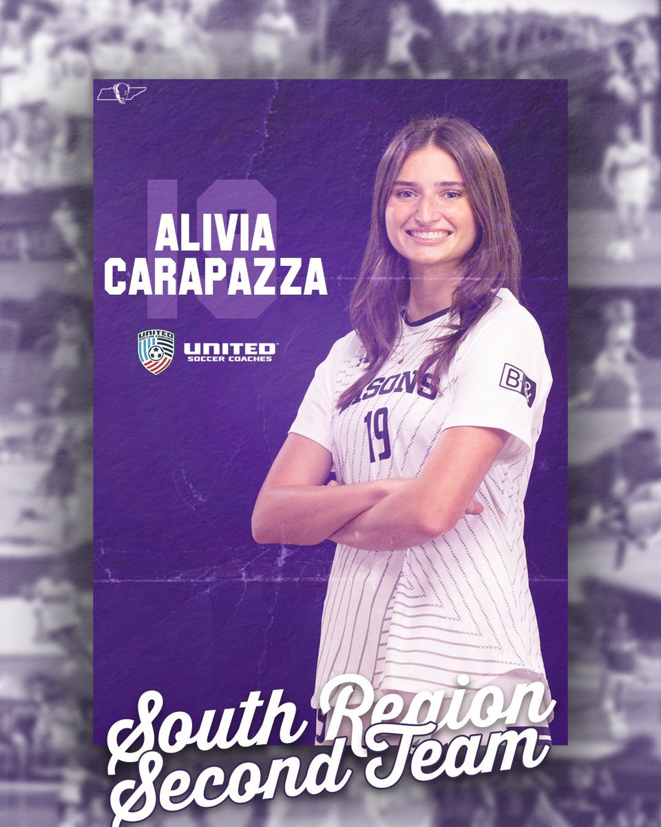 LipscombWSOC's tweet photo. Congratulations to our Bisons named to the United Soccer Coaches All-South Region Teams!

#IntoTheStorm ⛈️ | #HornsUp 🤘 https://t.co/F188gl7vGp