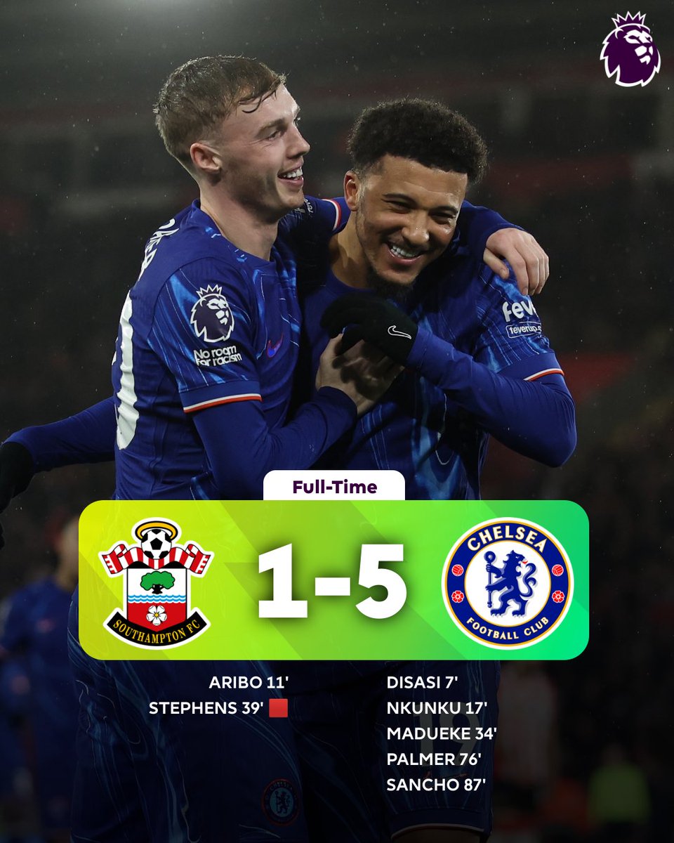 premierleague's tweet photo. Three wins in a row for @ChelseaFC ✅✅✅

#SOUCHE https://t.co/186oHWLUi9