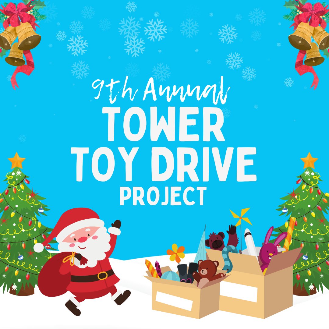 towerofniceness's tweet photo. 🎄✨ Let’s Spread Some Holiday Cheer! ✨🎄

Our 9th Annual Tower Toy Drive is here, and we need your help to make this Christmas extra special for kids in need! 💝

🧸🎁 Donate today: https://t.co/c7m4Vep62j https://t.co/vor3e9Aib0