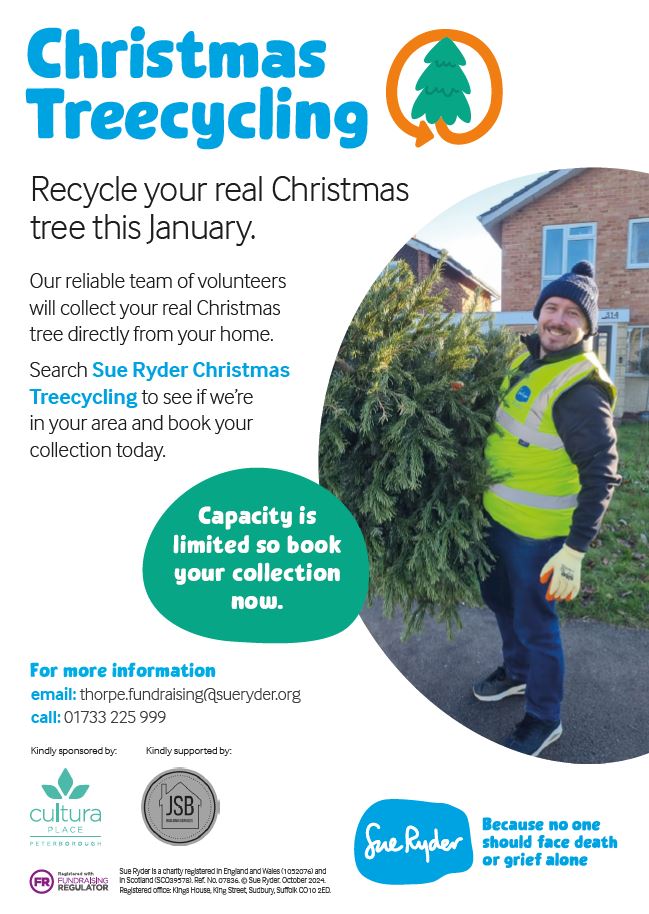 GHDisplay's tweet photo. The GH Display team will be volunteering themselves and our vans for the Sue Ryder Christmas Treecycle fundraising initiative. Spread the word so as many people as possible use the initiative to dispose of their real Christmas trees in January and donate to Sue Ryder Hospice 🎄 https://t.co/FSViOfJnAE