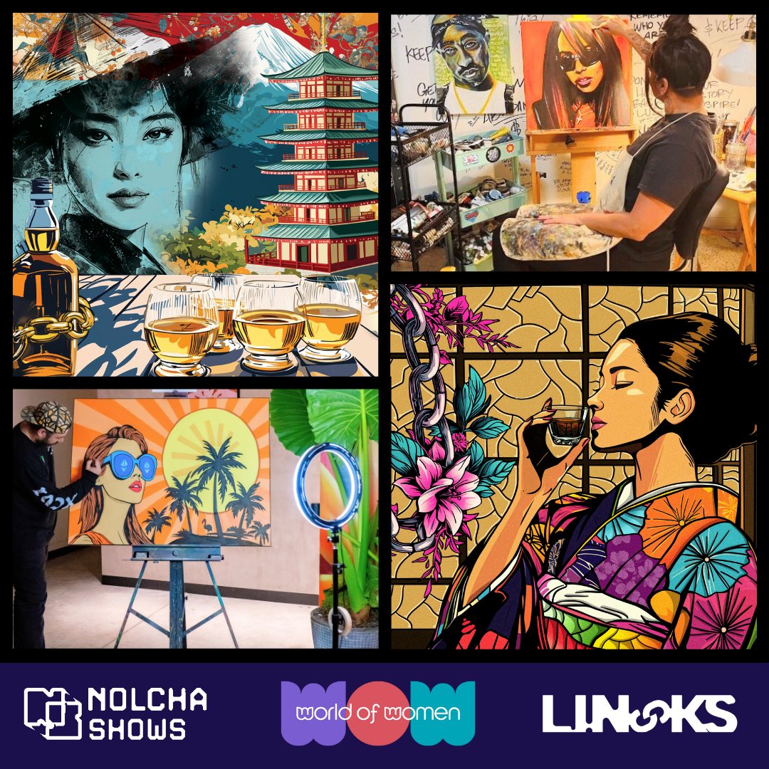 Roc Sol 🎨👨🏻🎨 (@rocsolmiami) on Twitter photo Honor to be live painting tonight at <a href="/NolchaShows/">NOLCHA</a> with <a href="/MissLushyArt/">Miss Lushy</a> doing a unique art activation with <a href="/worldofwomennft/">world of women</a> <a href="/Michelin3xplore/">Michelin 3xplorer Club</a> <a href="/Sakazukinft/">SAKAZUKI</a> make sure to check us at around 7 pm for the live art 👨🏻🎨🥃 Honor to be live painting tonight at <a href="/NolchaShows/">NOLCHA</a> with <a href="/MissLushyArt/">Miss Lushy</a> doing a unique art activation with <a href="/worldofwomennft/">world of women</a> <a href="/Michelin3xplore/">Michelin 3xplorer Club</a> <a href="/Sakazukinft/">SAKAZUKI</a> make sure to check us at around 7 pm for the live art 👨🏻🎨🥃