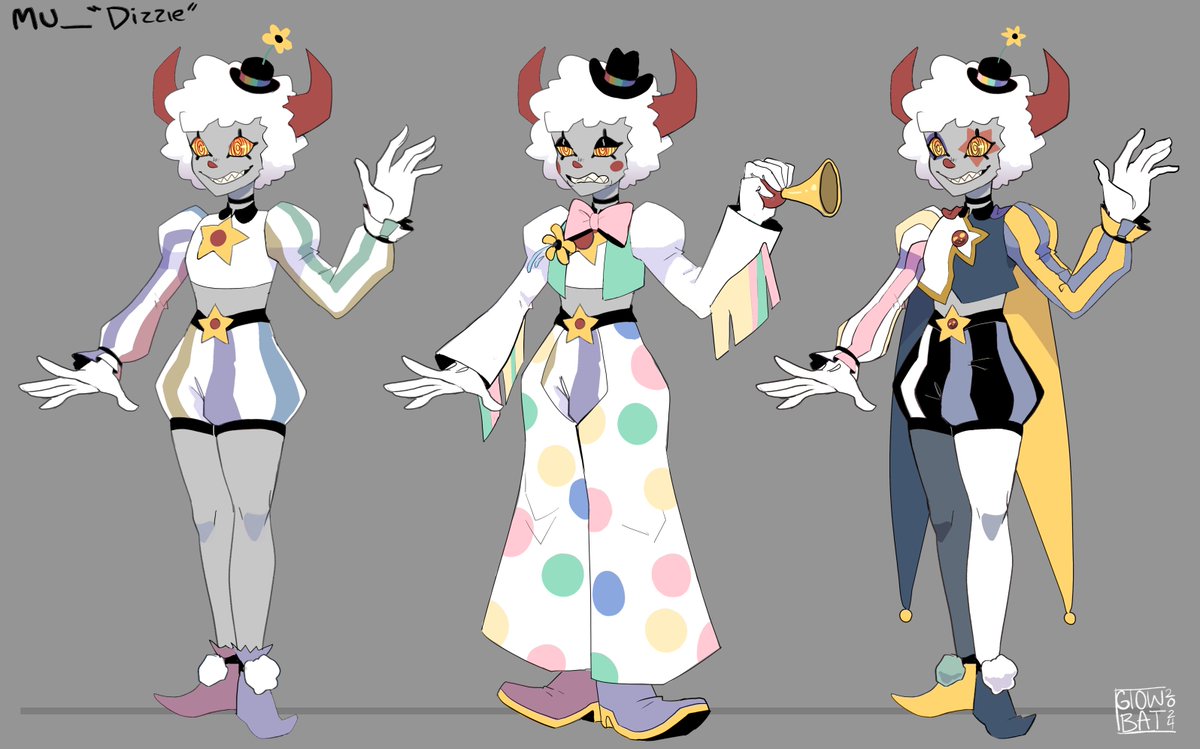 You know, we've shown off a couple characters, but mostly protagonists, HOW ABOUT SOMETHING TO SPICE THINGS UP!

CLOWNS, YA LIKE CLOWNS? LET ME TELL YOU ABOUT OUR CLOWN, CAN WE TALK ABOUT THE CLOWN? DYIN TO TELL YA ABOUT THE CLOWN!

CLOWN!!!

Meet Dizzie the Magnificent!!