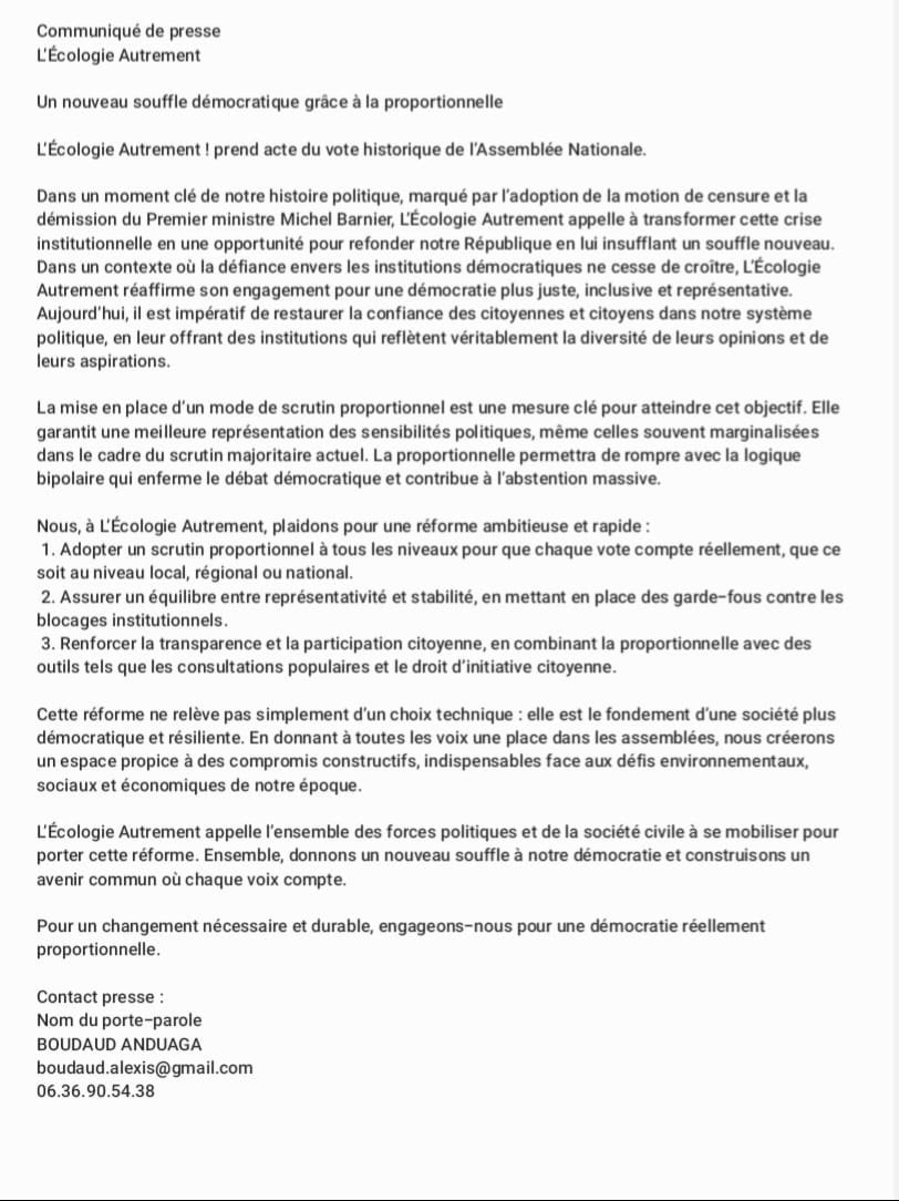 #proportionnelle #ProportionalRepresentation