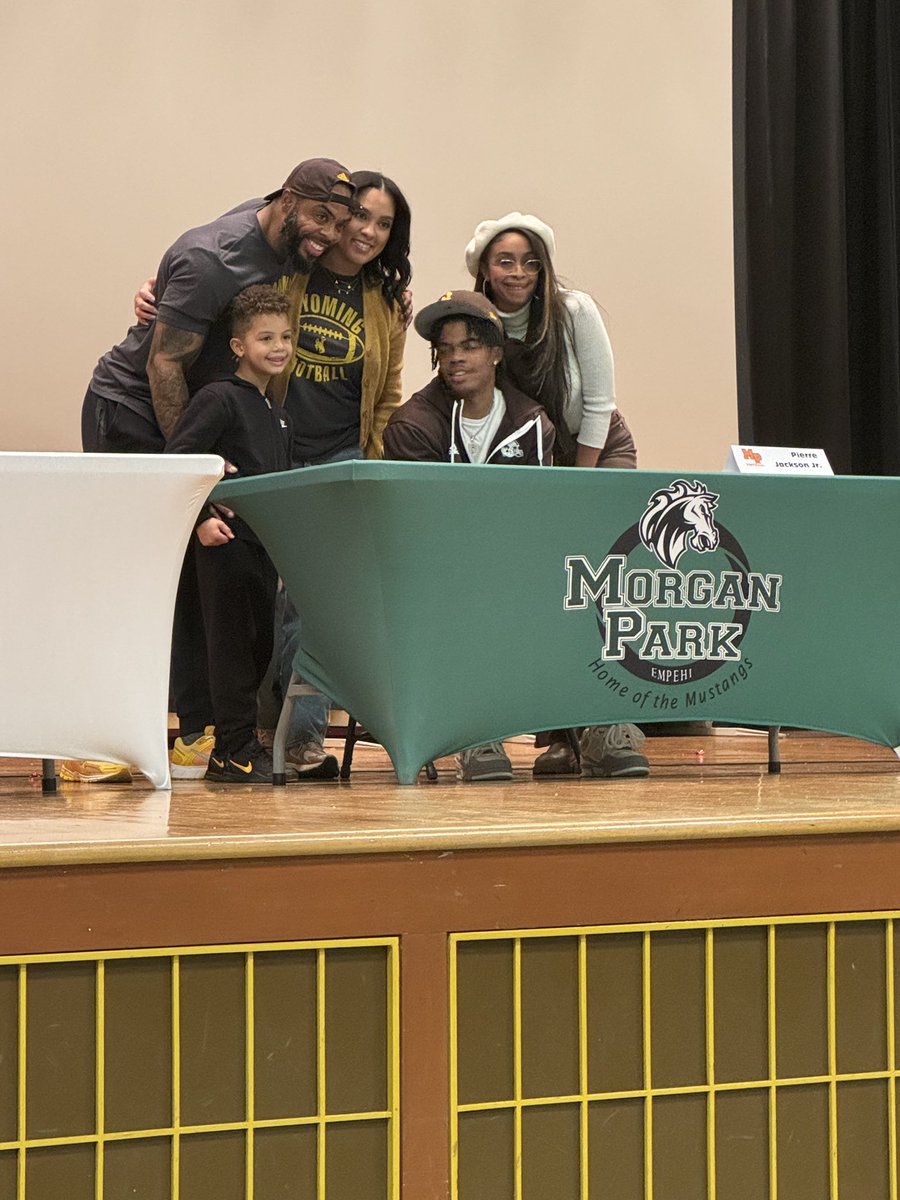 Pierre Jackson Jr. with his family.