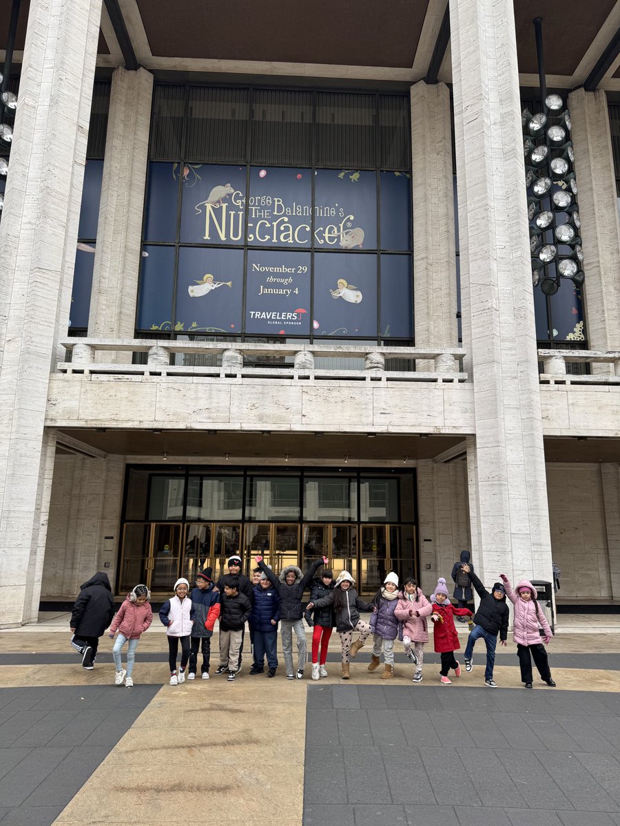 Our 3rd graders had an amazing time <a href="/LincolnCenter/">Lincoln Center</a> today to watch a special performance of the Nutcracker. Thank you to #NutcrackerProject <a href="/nycballet/">nycballet</a> We can’t wait to perform for our families next week!