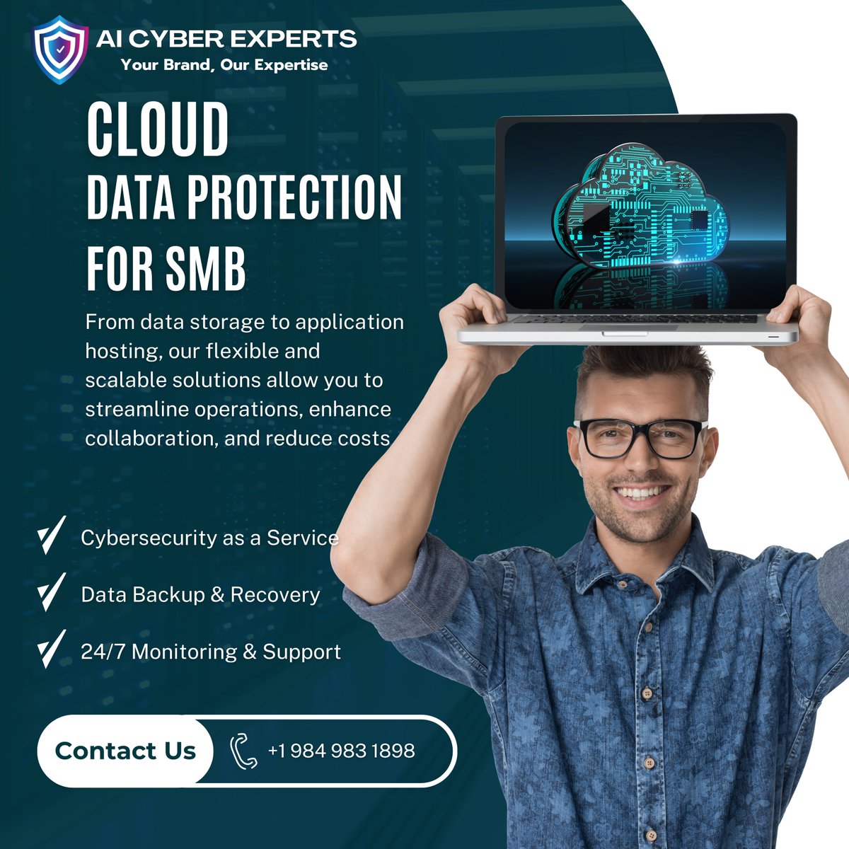 AICyberExperts's tweet image. Protect your clients' cloud data with AI Cyber Experts! Our solutions include SOC monitoring, Zero Trust, and more for advanced, end-to-end security. #CloudDataProtection #ZeroTrust #AICyberExperts
📧 solution@aicyberexperts.com
☎️ +1 984 983 1898
🌐 aicyberexperts.com