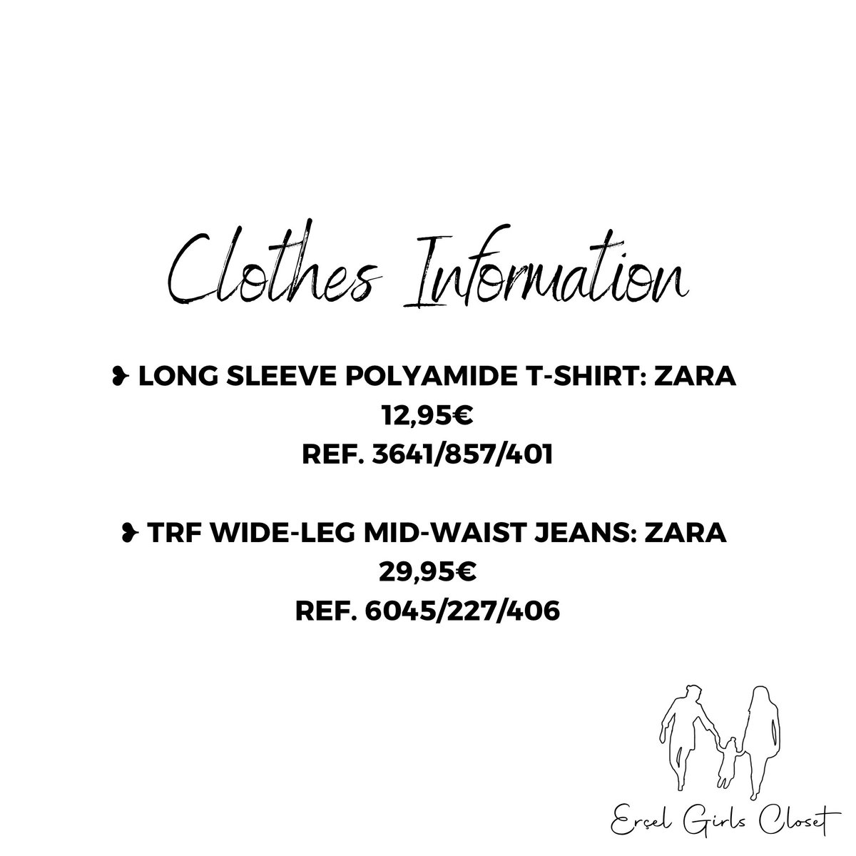 ErcelGirlCloset's tweet photo. ∎ @HandeErcel at her birthday dinner🎂
(24-11-2024)
She’s wearing:

❥ Long Sleeve Polyamide T-Shirt: @ZARA 
12,95€
Ref. 3641/857/401

❥ TRF Wide-Leg Mid-Waist Jeans: @ZARA 
29,95€
Ref. 6045/227/406

#HandeErçel ʚĭɞ #ErçelGirlsCloset https://t.co/jTTMOFlib9