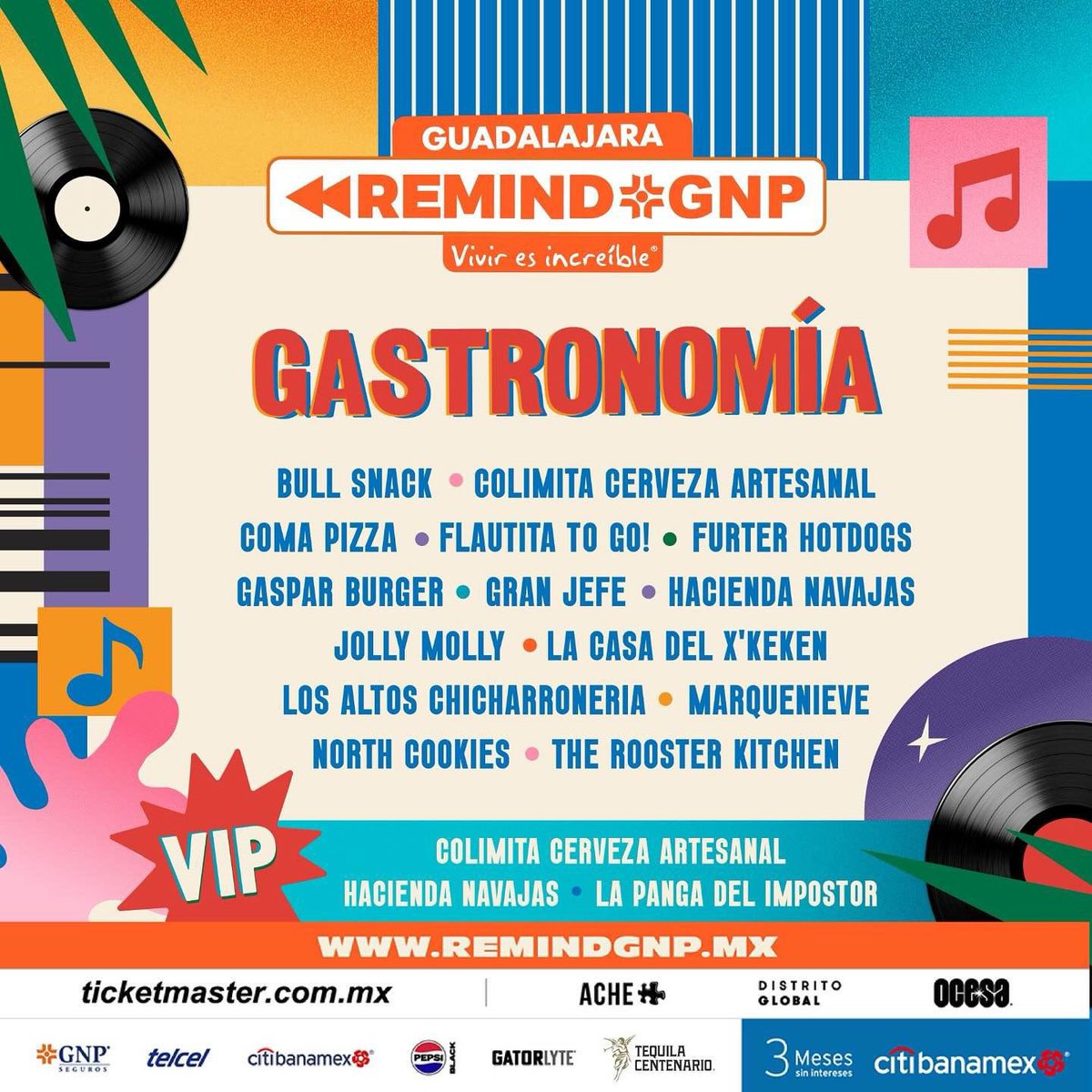 ¡Ya casi! 🔥💃🪩🕺 Revisa lo que puedes llevar a <a href="/RemindGNP/">Remind GNP</a> 🎒⚡ Prepárate para un día épico 🎶✨
 
📆 7 de Diciembre, a partir de las 12:00 Hrs
📍 Titanes, frente al Parque Metropolitano bit.ly/MapsRemindGNP2…
🎫 Boletos en remindgnp.mx/boletos
 
#WeAreMUST #RemindGNP #PR